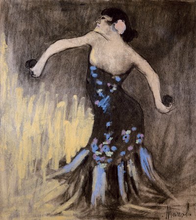 Flamenco tanssija tekijältä Manuel Martinez Hugue Manolo