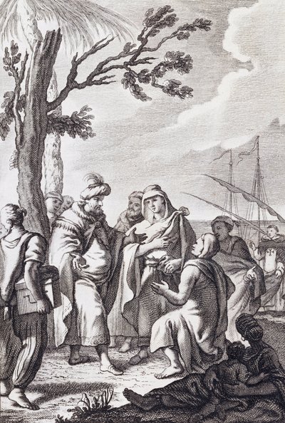 Kuvitus Miguel de Cervantesin "Algerin sopimukselle". tekijältä Manuel de la Cruz y Cano