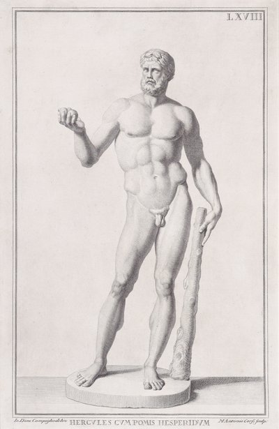 Herkuleen patsas, 1734. tekijältä Marc