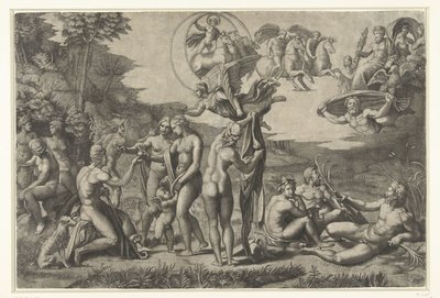 Pariisin tuomio tekijältä Marcantonio Raimondi