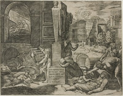Morbetto tai Frygian rutto tekijältä Marcantonio Raimondi