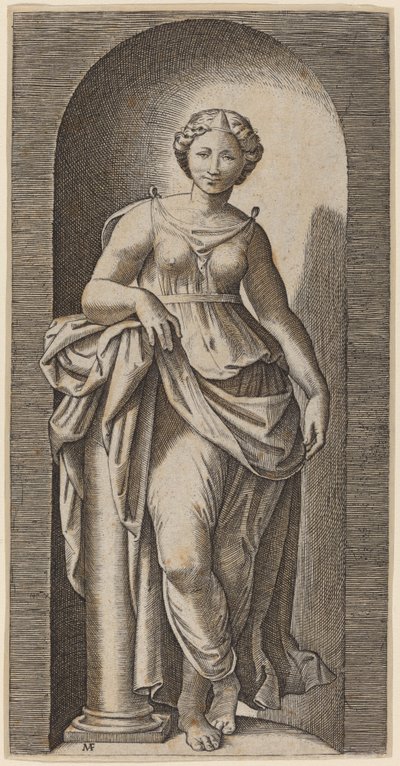 Rohkeus tekijältä Marcantonio Raimondi after Raphael