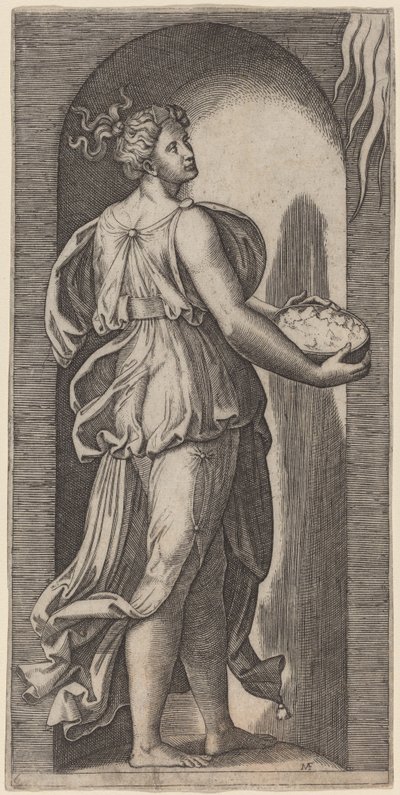 Toivoa tekijältä Marcantonio Raimondi after Raphael