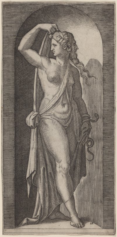 Varovaisuutta tekijältä Marcantonio Raimondi after Raphael