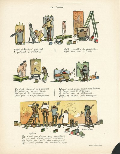 Kuvitus Marcel Capy (1865-1941) Le Smile, nro 12, 20.03.13 - Rondismin taide 
