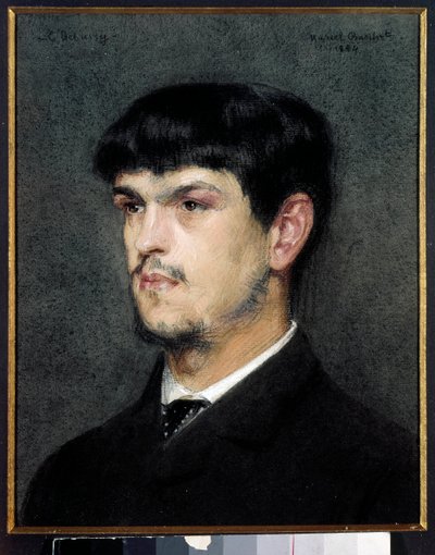 Ranskalaisen säveltäjän Claude Debussyn (1862-1918) muotokuva Marcel Andre Baschet