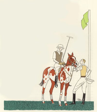 Polo (värilitografia) tekijältä Marcel Jacques Hemjik