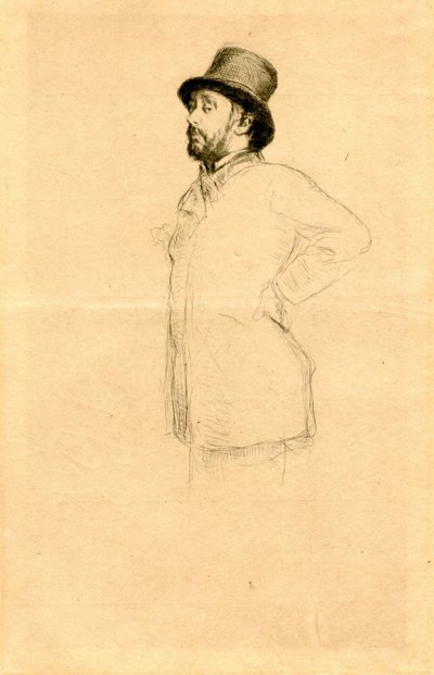 Edgar Degas hatussa. tekijältä Marcellin Gilbert Desboutin