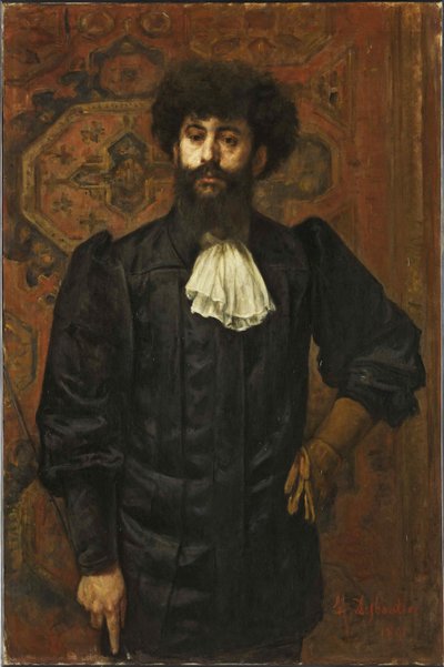 Sar Josephin Peladan 1858-1918, 1891. tekijältä Marcellin Gilbert Desboutin