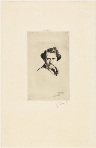 Alfred Cadartin muotokuva tekijältä Marcellin Gilbert Desboutin