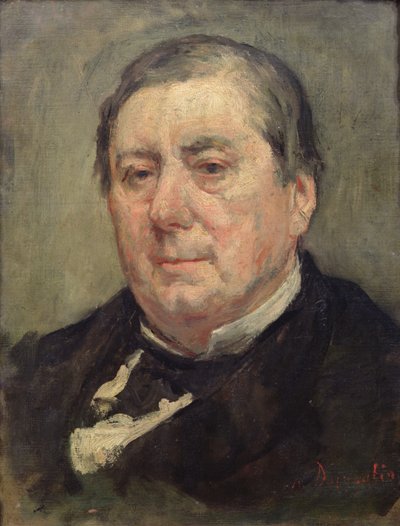 Eugene Labichen (1815-1888) muotokuva (maalaus) tekijältä Marcellin Gilbert Desboutin