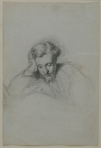 Runoilija Heinrich Heinen muotokuva 1797-1856, 1853 tekijältä Marcellin Gilbert Desboutins