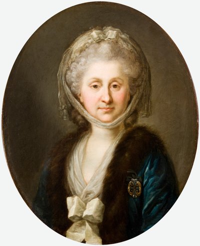 Puola: Ludwika Zamoyska, o.s. Poniatowska, o.s. Poniatowskan muotokuva. tekijältä Marcello Bacciarelli