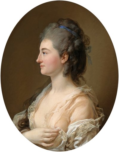 Catherina Gattai Tomatisin (Thomatis) muotokuva. tekijältä Marcello Bacciarelli