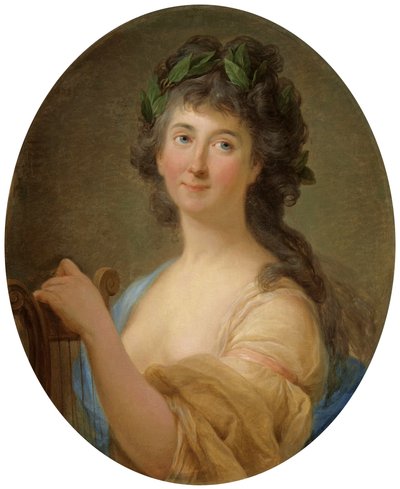 Muotokuva Catherine Gattai Tomatisista muusana tekijältä Marcello Bacciarelli