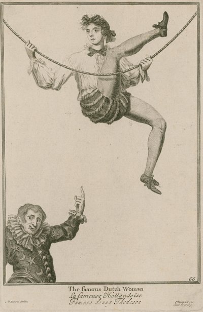 Bartholomew Fair, Lontoo: Hollantilainen nainen, 1687 tekijältä Marcellus the Elder Laroon