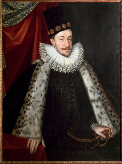 Puolan kuninkaan Sigismund III Vaasan muotokuva tekijältä Marcin Kober