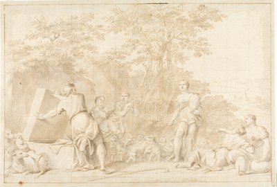 Jaakob ja Raakel kaivolla tekijältä Marcantonio Franceschini