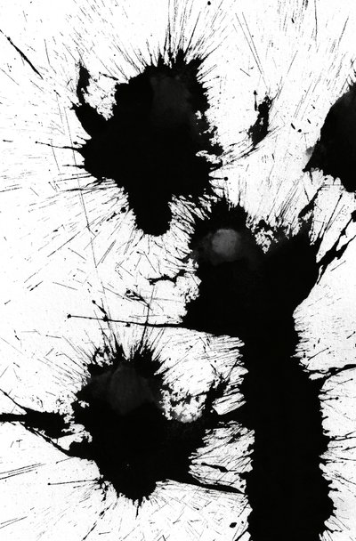 Blot, 2014 (muste paperille) tekijältä Marco Campedelli