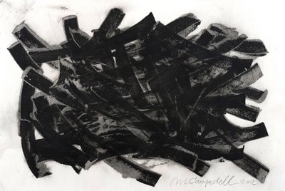 Saltus, 2012 (muste paperille) tekijältä Marco Campedelli