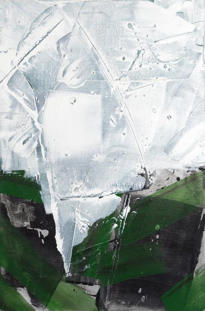 Seinä, 2023 (akryyli kankaalle) tekijältä Marco Campedelli