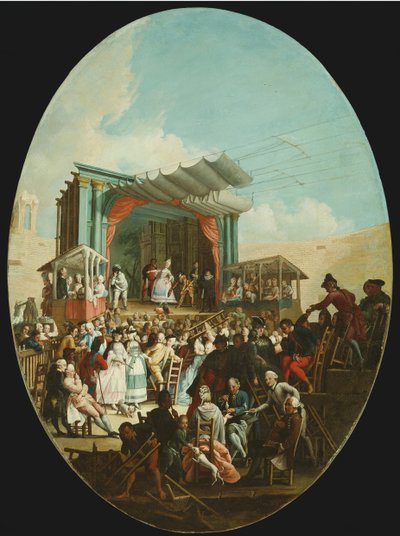 Italialainen komedia Veronassa, 1772. tekijältä Marco Marcola