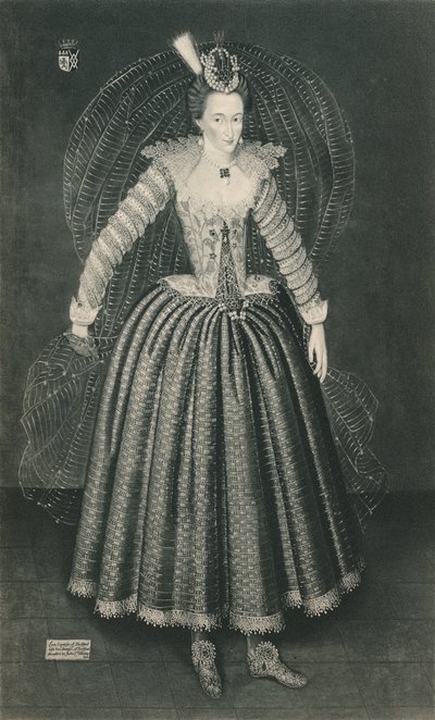 Lucy Harrington, Bedfordin kreivitär, 1500-luku 1904 tekijältä Marcus Garret Gheeraerts the Younger