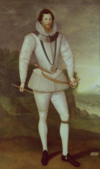 Robert Devereux, Essexin toinen jaarli, n. 1596 tekijältä Marcus Garret Gheeraerts the Younger