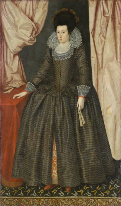 Naisen muotokuva, noin 1610 (öljy kankaalle) tekijältä Marcus Gheeraerts