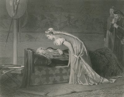 Lear ja Cordelia, kuningas Lear tekijältä Marcus Stone