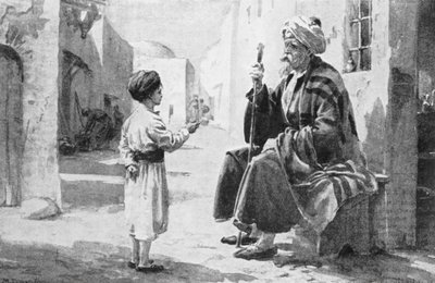 Firdausi kuulee hänen omat säkeet toistetaan hänelle (litho) tekijältä Margaret (after) Dovaston