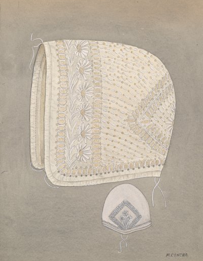 Vauvan lippalakki, c. 1937. tekijältä Margaret Concha
