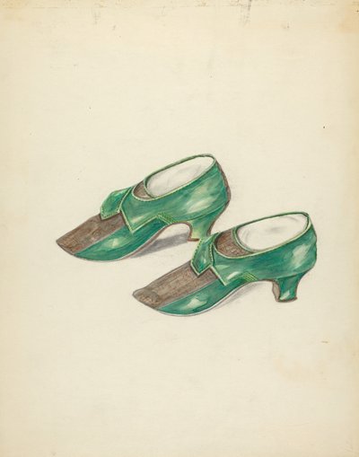 Naisten kengät, c. 1940. tekijältä Margaret Concha