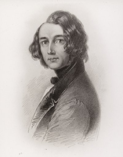 Charles Dickens (1812-1870), englantilainen kirjailija, 1844 tekijältä Margaret Gillies
