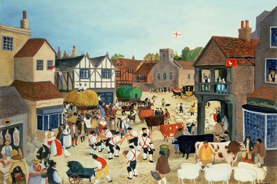 1700-luvun Mayfairin karjatori tekijältä Margaret Loxton