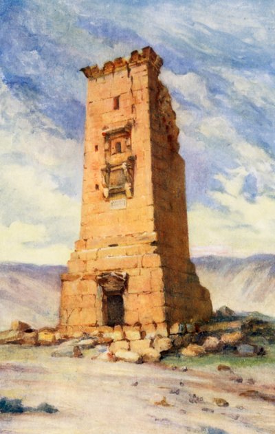 A Mortuary Tower, Palmyra (värilitro). tekijältä Margaret Thomas