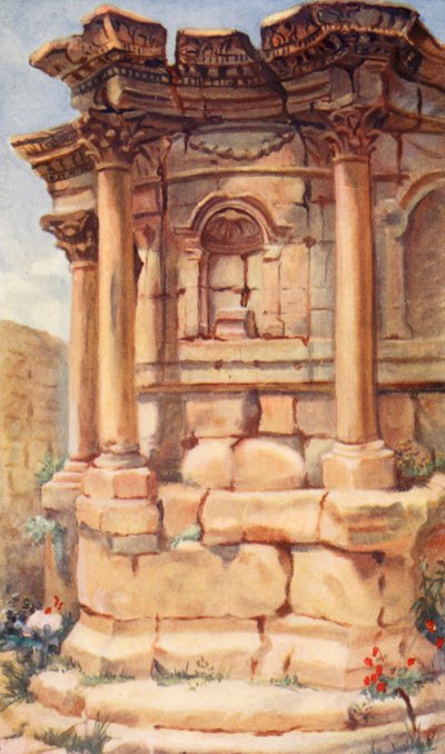Venuksen temppeli, Baalbek (värilitro) tekijältä Margaret Thomas