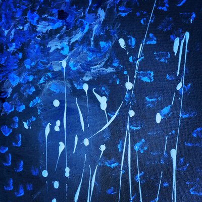 Poseidon suutelee morsiameaan. tekijältä Margareta Uliarte