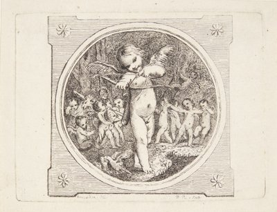 Cupid jousi ja nuoli tekijältä Marguerite Louise De Lorme du Ronseray