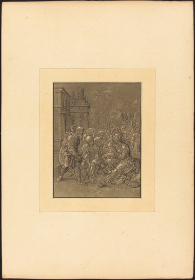 Pyhän Elisabetin vierailu Pyhän perheen luona tekijältä Maria Catharina Prestel after Hans Brosamer