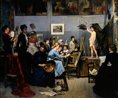 Julian Academyn studio, 1881. tekijältä Maria Konstantinowka Bashkirtseff