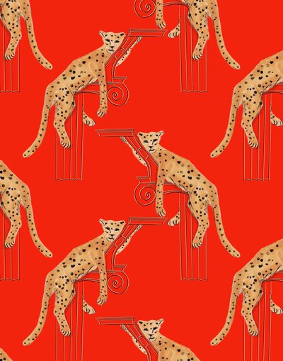 Lounging Leopardit, 2020 tekijältä Marianna Kulukundis