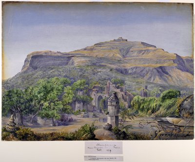 Champaneer, lähellä Barodaa, Intia tekijältä Marianne North