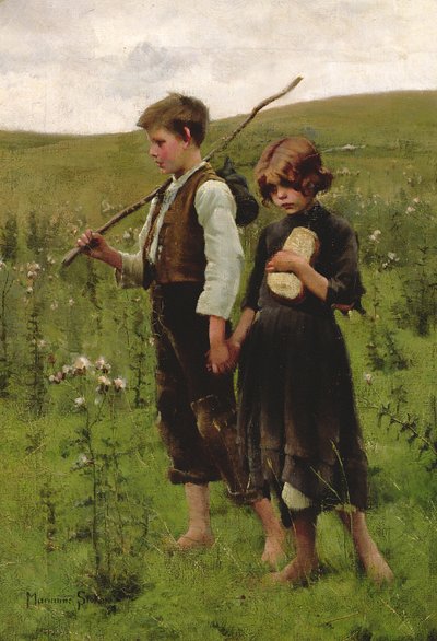 Asunnoton, 1885 tekijältä Marianne Stokes