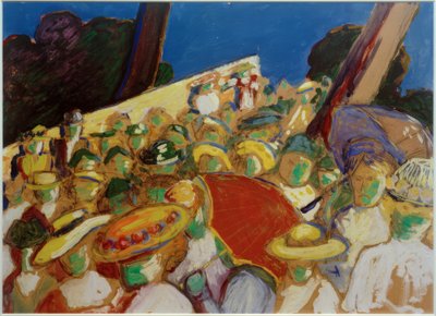 Väkijoukko tekijältä Marianne von Werefkin