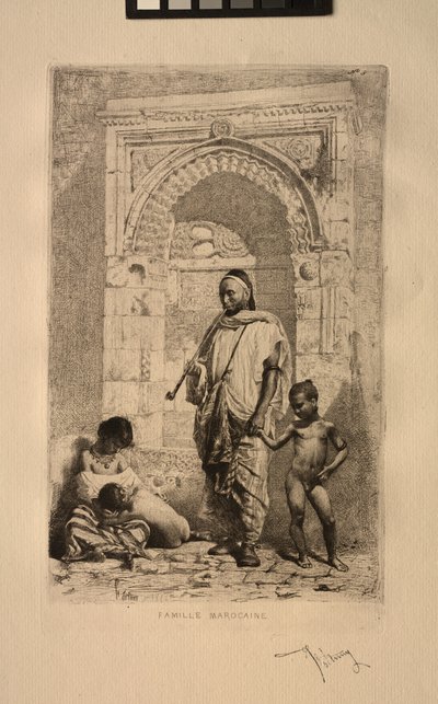 Marokon perhe, 1862. tekijältä Mariano José María Bernardo Fortuny y Carbó