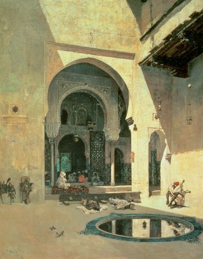 Alhambran tuomioistuin tekijältä Mariano José María Bernardo (1838 74) Fortuny y Carbó