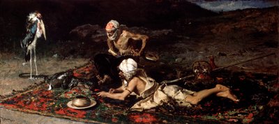 The Snake Charmers, 1870. tekijältä Mariano José María Bernardo Fortuny y Carbó