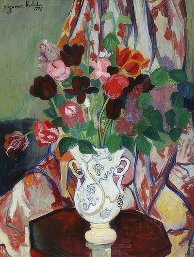 Tulppaanimaljakko. 1927 tekijältä Marie Clementine (Suzanne) Valadon