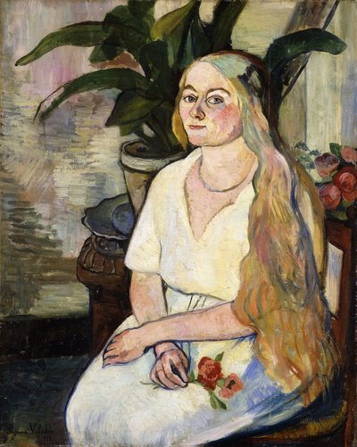 Germaine Utterin muotokuva, 1922 tekijältä Marie Clementine Valadon